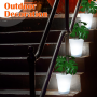 Садовый вазон с подсветкой Garden Light Vase, 4 LED 1 шт