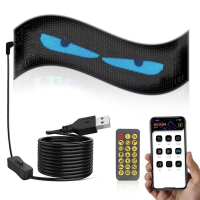 Гибкий светодиодный экран LED Matrix Panel APP WiFi RGB 192 × 898 мм
