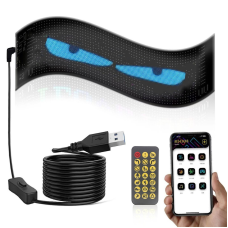 Гибкий светодиодный экран LED Matrix Panel APP WiFi RGB 192 × 898 мм