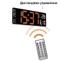 Настенные и настольные часы GH0707, LED-дисплей, термометр, календарь, будильник