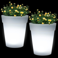 Садовый вазон с подсветкой Garden Light Vase, 4 LED 1 шт