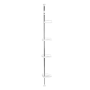 Полка угловая Multi Corner Shelf для ванной комнаты 4-ярусная, 210×34×22 см,