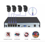 Dvr kit 2 ch с поворотными камеры 9591