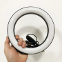 Кольцевая лампа JY-2477, 8" (20 см), LED, 3 режима света, USB, крепление для штатива и телефона