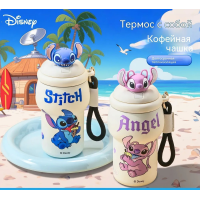 Термостакан с трубочкой Stitch / Angel J6Y6617, 350 мл