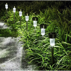Садовый светильник Garden Light Lawn Lamp, 31 см, на солнечной батарее, комплект 12 шт.
