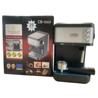 Рожковая эспрессо-кофеварка Crownberg CB-1569, 20 бар, 1200 Вт