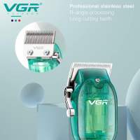 Беспроводная аккумуляторная машинка для стрижки волос VGR V-660 с LED-дисплеем