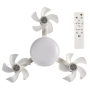 Вентилятор-лампа Drone Fan Light AT-3FD, с цоколем в патрон, пульт, 3 режима света
