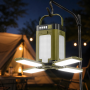 Складной кемпинговый LED-фонарь MH-868, солнечная панель, Power Bank, 2000 мА·ч