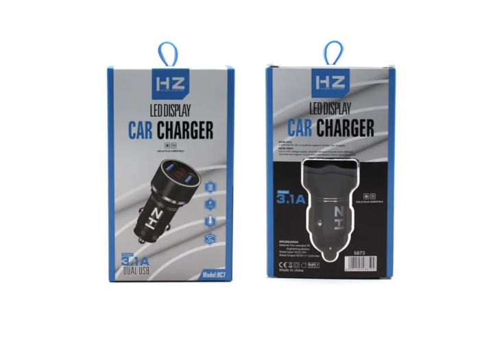Адаптер Car USB HC7 auto id 3.1A