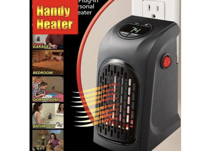Тепловентилятор с терморегулятором и таймером 400 W Handy Heater