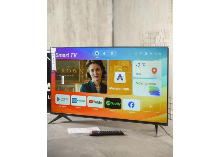 Телевизор Smart TV Q90 42S 42" (4K UHD, Android 15, 2/16, Wi-Fi)