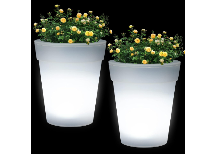 Садовый вазон с подсветкой Garden Light Vase, 4 LED 1 шт