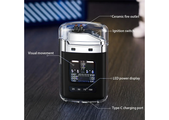 Зажигалка электроимпульсная USB ZGP JL 335