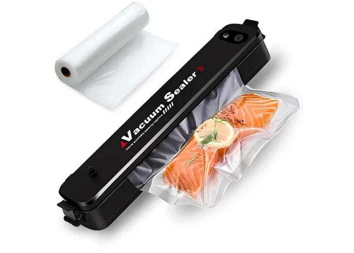 Вакууматор для продуктов Vacuum Sealer, бытовой, 90 Вт, чёрный