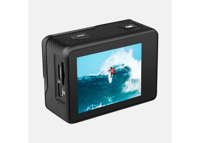 Экшн-камера Action Camera Q60 WiFi 4K с пультом и двойным дисплеем
