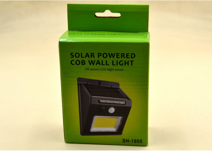 Настенный уличный светильник Solar Powered Cob Wall Light SH-1605