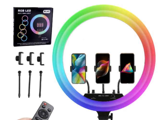 Кольцевая LED лампа RGB MJ45 45cm