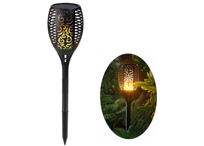 Садовый фонарь Solar Flame LED Light BIG с эффектом пламени