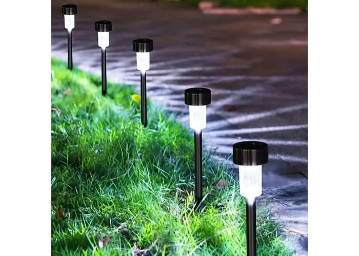 Садовый светильник Garden Light Lawn Lamp, 31 см, на солнечной батарее, комплект 12 шт.