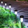 Садовый светильник Garden Light Lawn Lamp, 31 см, на солнечной батарее, комплект 12 шт.