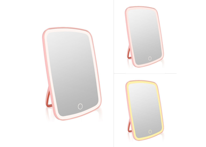 Зеркало настольное Cordless Light-Up Vanity Mirror WD039, аккумуляторное, сенсорное, 3 режима подсветки
