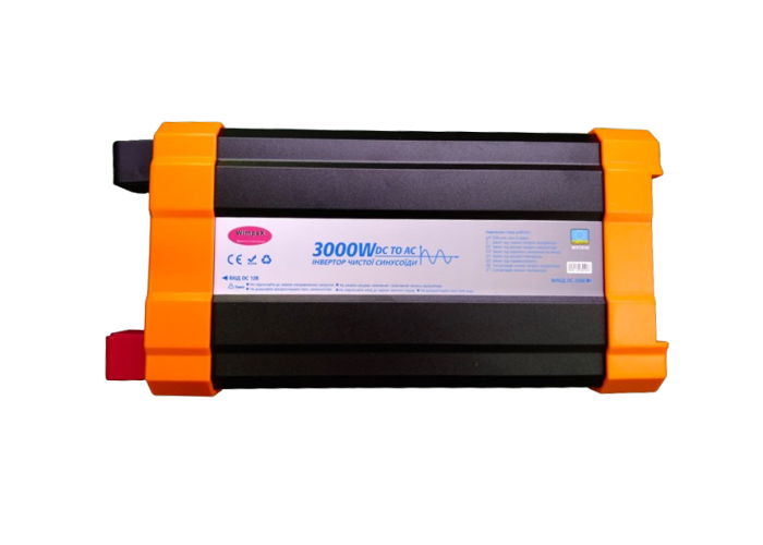 Автомобильный инвертор WX-3030, Pure Sine Wave 3000 Вт, 12 В