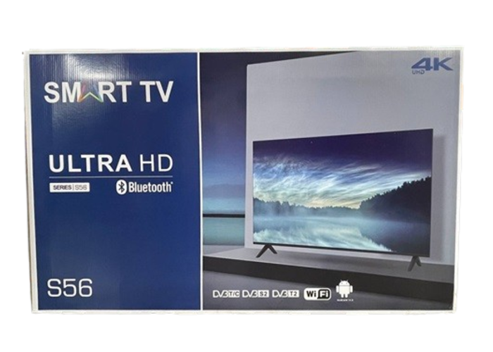 Смарт-телевизор Smart TV S56 – 4K Ultra HD, Bluetooth, Wi-Fi, Android 14