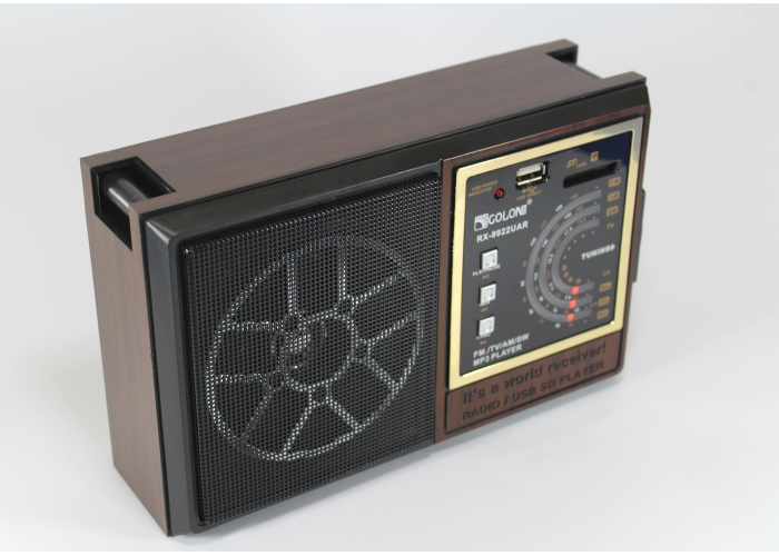 Радиоприёмник GOLON RX-9922UAR, FM/AM/SW, USB/SD, MP3/WMA