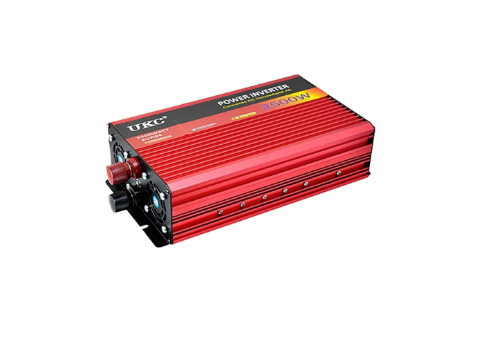 Преобразователь UKC KC-2500 W, 12–220 В, 2500 Вт, USB, модифицированная синусоида