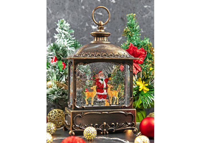 XMAS Новогодний ночник «Винтажный фонарь» WDL-24073A (27 см)