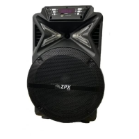 Колонка-чемодан ZX-7780 12" (350W) 60х30х29см
