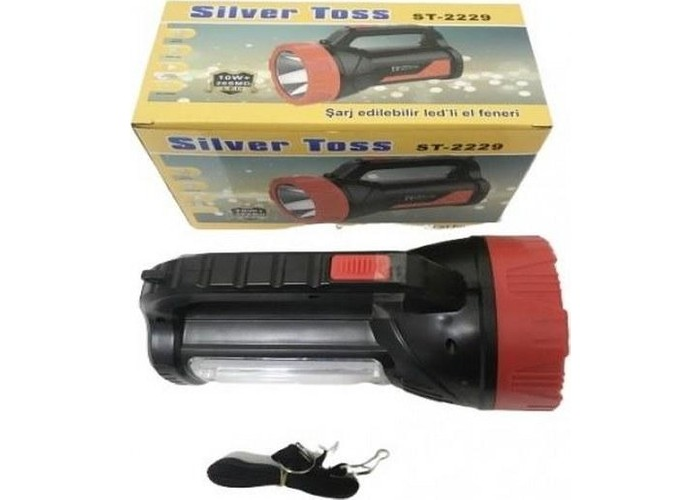 Перезаряжаемый фонарик Silver Toss Led Projector Type 10W+26LED ST2229