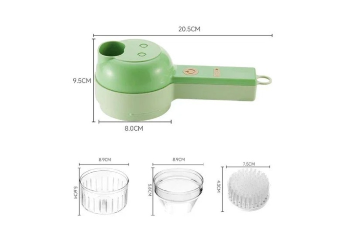 Аккумуляторная овощерезка FOOD CHOPPER Catling 4 в 1