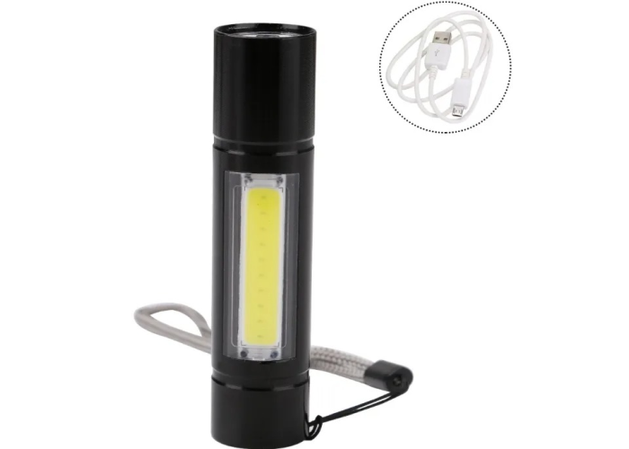 Ручной фонарь C805 с боковой LED-панелью