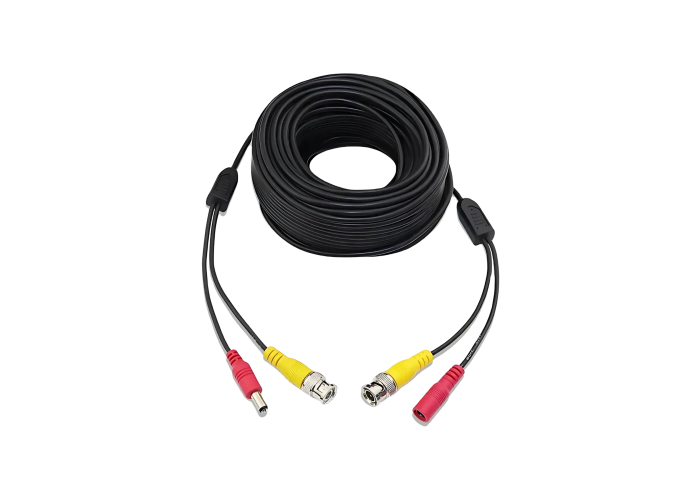 Комбинированный кабель для камер BNC + DC, 20 м