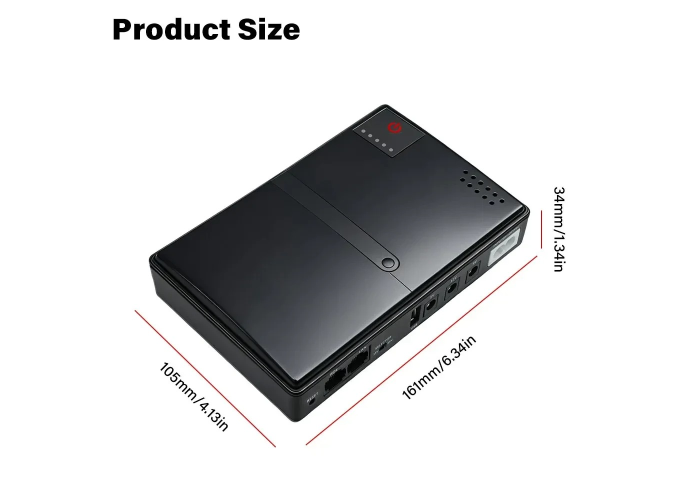 Источник бесперебойного питания для роутера DC1036L, Type-C, 11600 mAh, 36 W