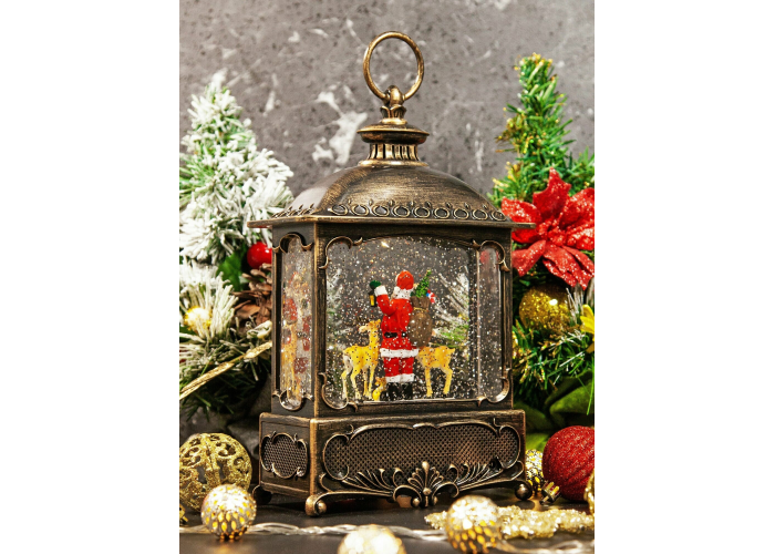XMAS Новогодний ночник «Винтажный фонарь» WDL-24073A (27 см)