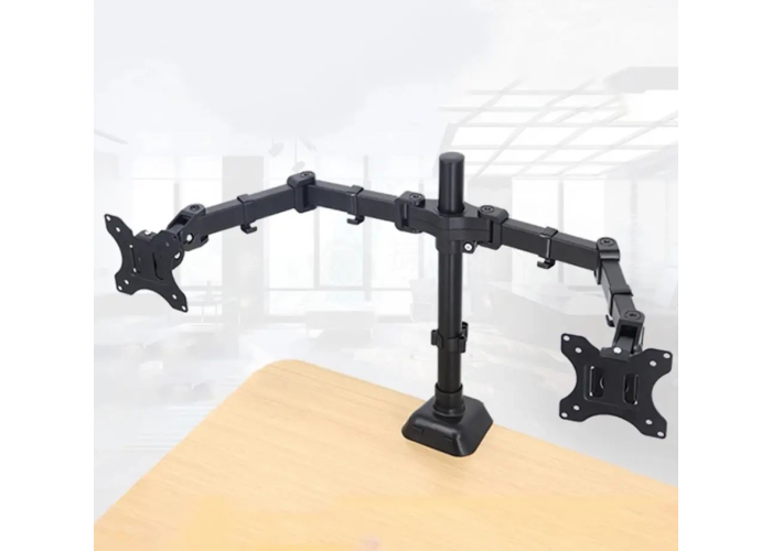 Настольный кронштейн для двух мониторов Z022, 17–33"