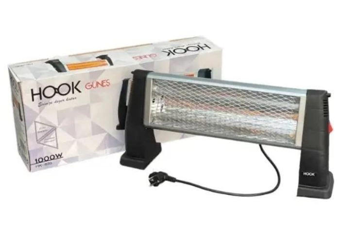 Инфрокрасный кварцевый обогреватель Hook HK-406 1000W