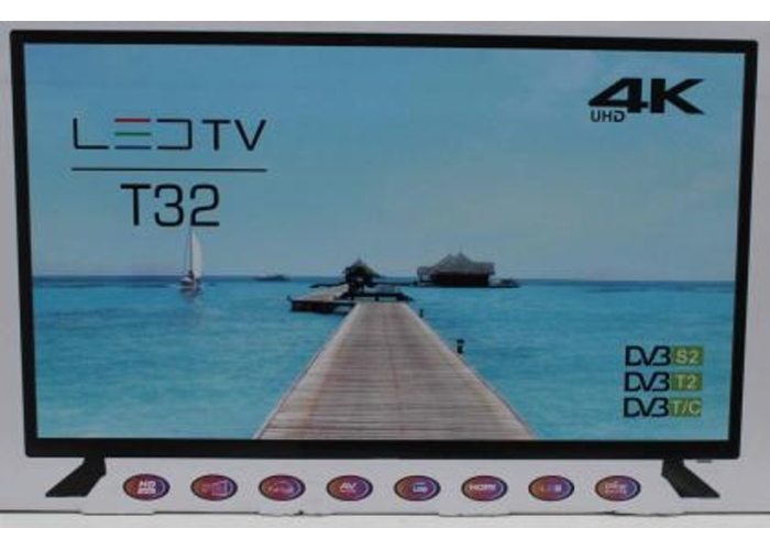 LED телевизор T32 – DVB-S2/T2/T/C, HDMI, USB