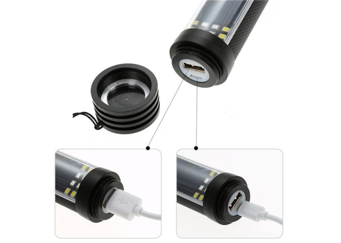 Многофункциональный фонарик T09 (22-37), 450 лм, солнечная зарядка, Power Bank