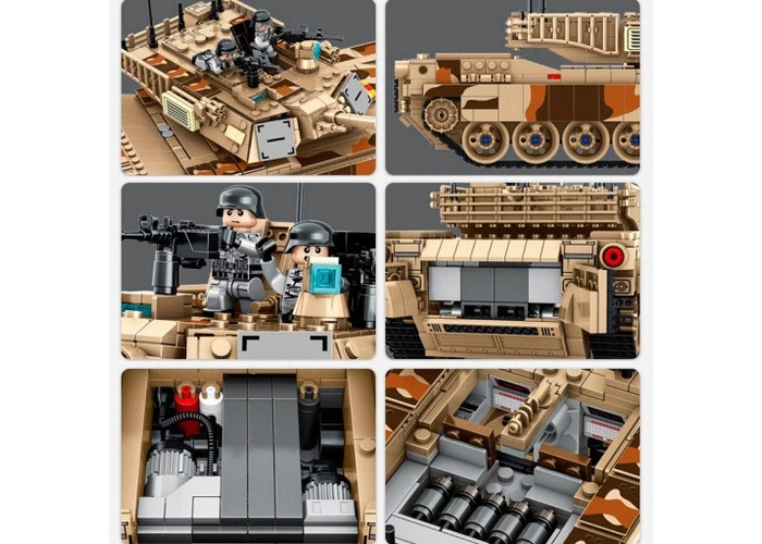 Cobi Конструктор Танк M1A2 Абрамс, 632010, 1630 деталей