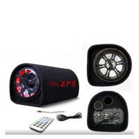 Активный сабвуфер ZPX ZX 10 SUB в автомобиль со встроенным усилителем