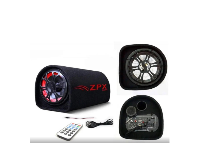 Активный сабвуфер ZPX ZX 10 SUB в автомобиль со встроенным усилителем