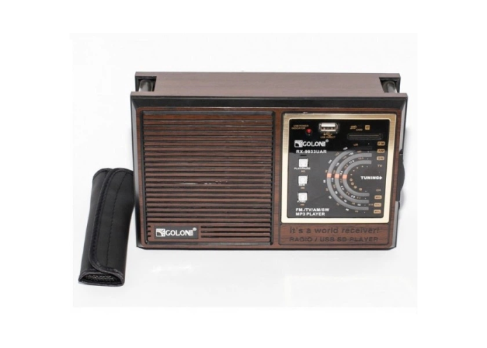 Радиоприёмник GOLON RX-9933UAR, FM/AM/SW/TV, USB/SD, MP3