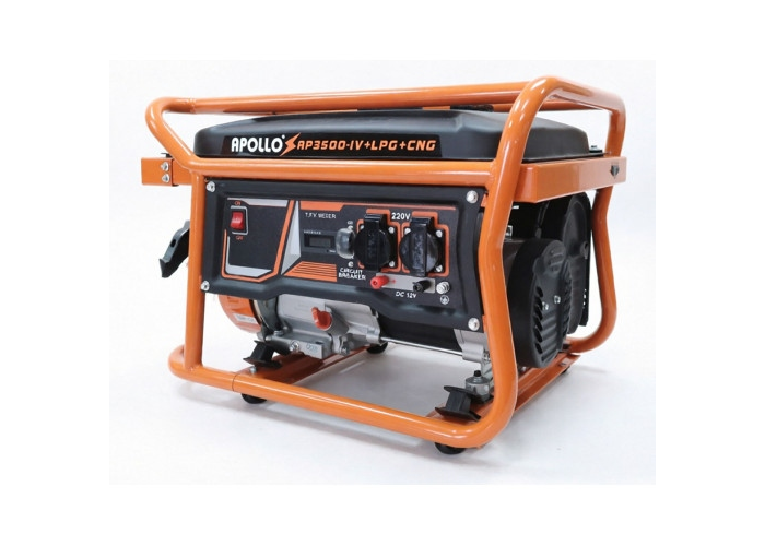 Мультитопливный генератор AP3500-IV, 2,8 кВт, бензин/LPG/CNG, бак 15 л