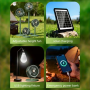 Вентилятор 4 в 1 Solar Floor Fan S39, 4000 мАч, солнечнечная панель, лампа, 5 скоростей
