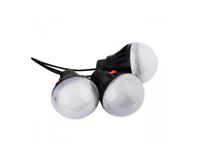 Портативная станция для зарядки GD 105, с солнечной панелью и 3 LED лампами